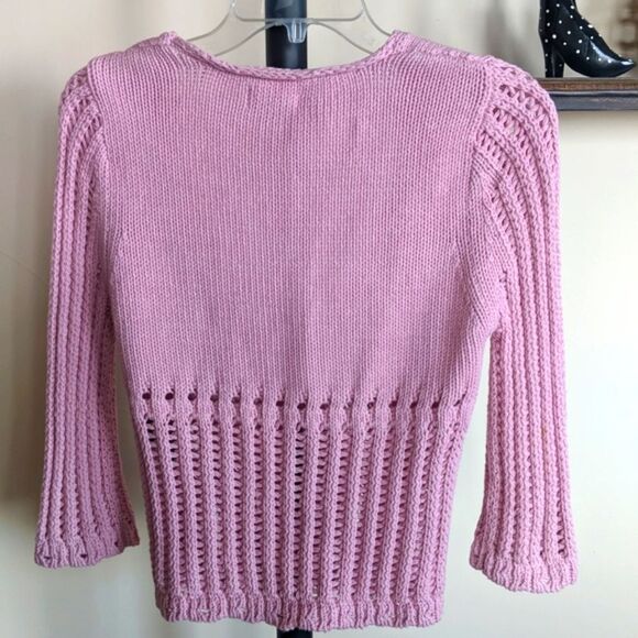 Oxox Collection Pink Spring Sweater - Picture 4 of 12